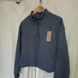 Medio cierre gris topo