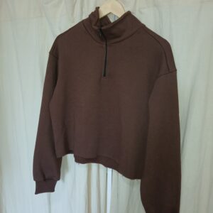 Medio cierre chocolate