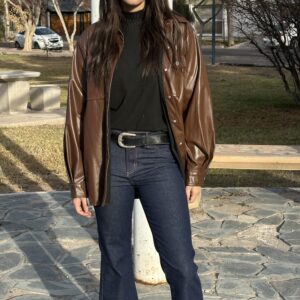 Jean flare crop Marian